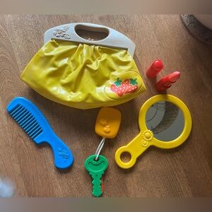 Vintage Fisher-Price Purse & Accessories
